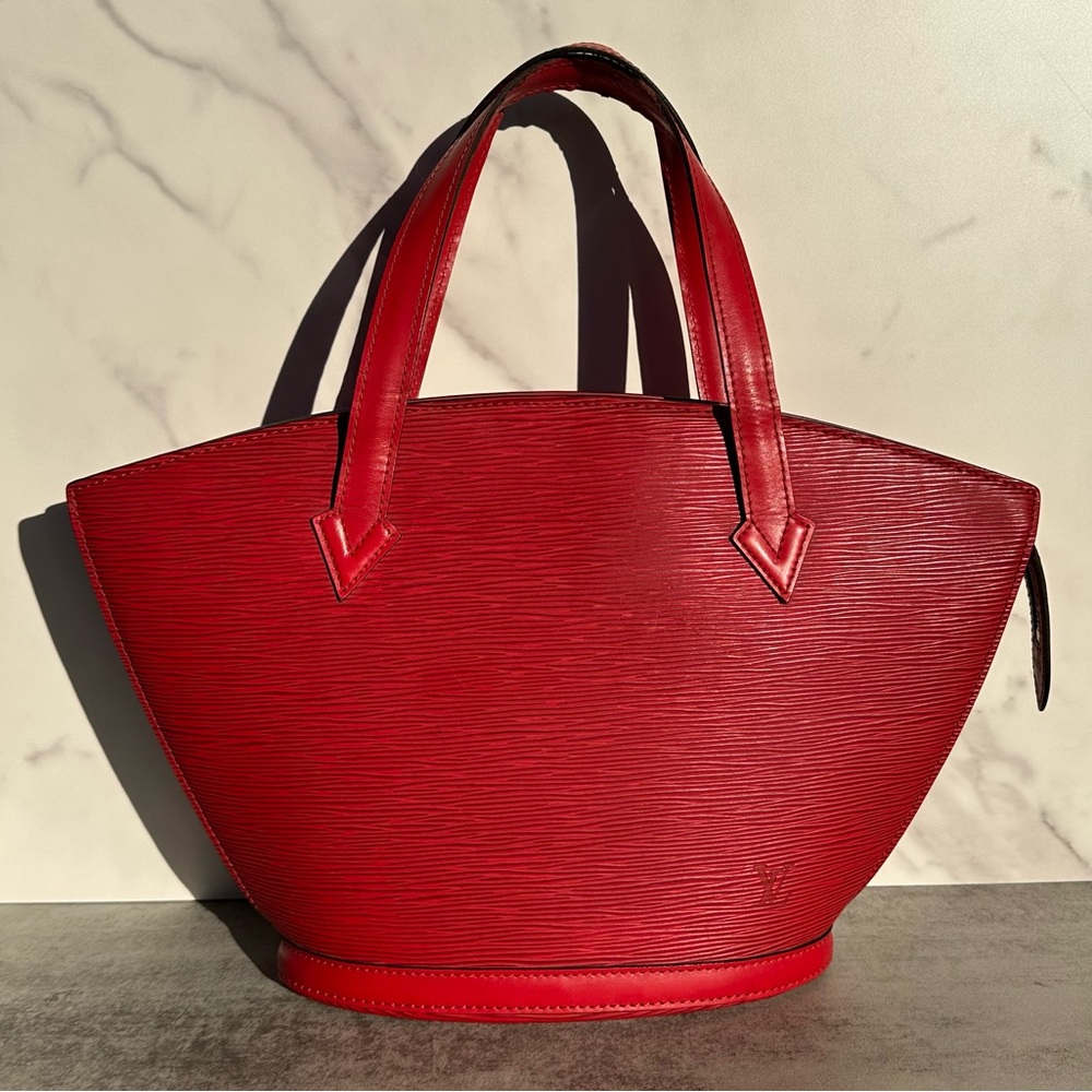 Louis Vuitton Epi Saint Jacques PM Castillan Red